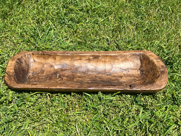 Large Detailed Wooded Bowl