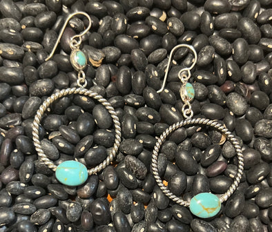 Rope Stone Earring