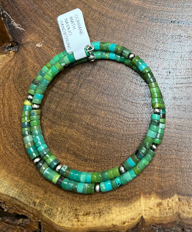 Heishi Kingman Turquoise Bracelet