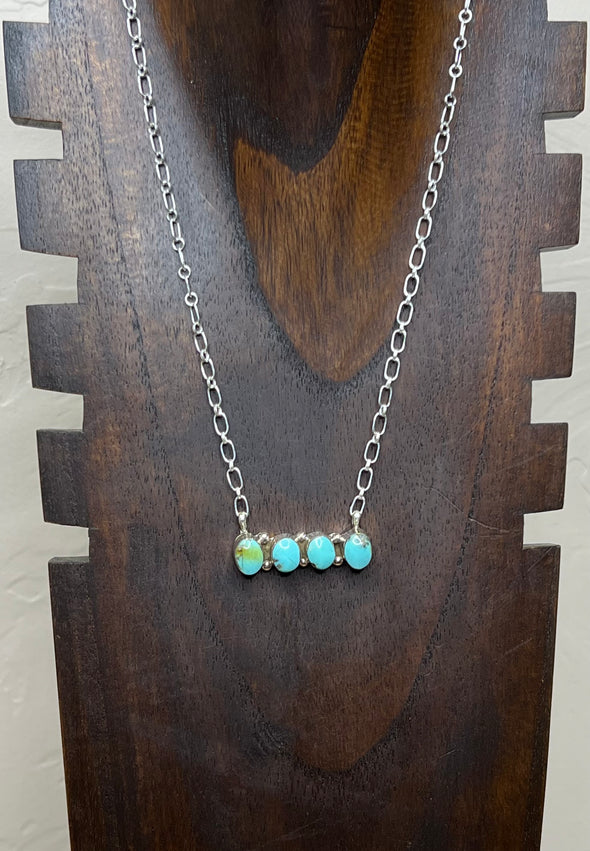 Turquoise Bar 4 Ovals