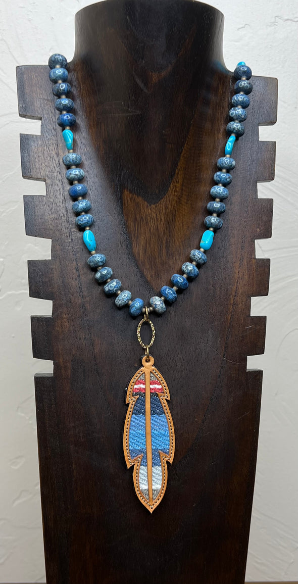 JForks Blue Fossil & Feather