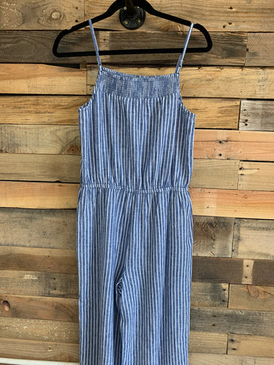 BLL Pin Striped Jump Suit
